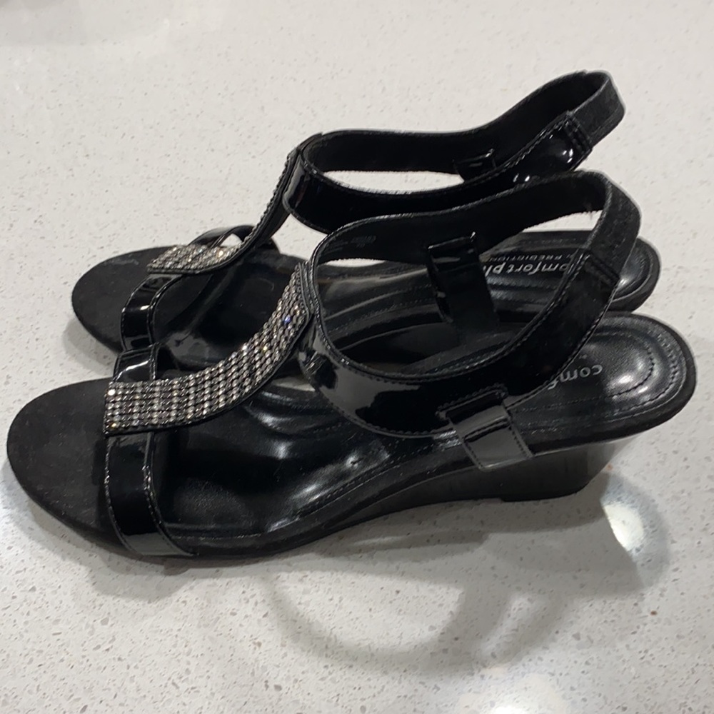 Sexy strappy wedge sandals